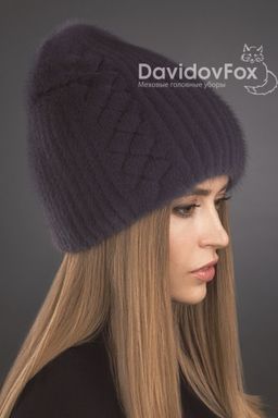 Шапка Бини норка орнамент байкал