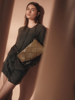 Женская сумка через плечо TENDANCE Артикул 4238522, серо-бежевый  фото 6