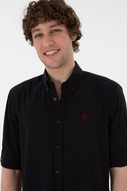 Erkek Siyah Uzun Kollu Basic G_mlek Sepette S_rpriz _ndirim - U.s. polo assn фото 3