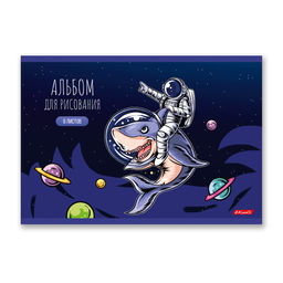 Светоч 8АЛСК4_1_3_9 Альбом для рисования 100 г/м2 A4 29 х 20.5 см 20 шт. на скобе 8 л. 000679 Райдер  фото 62