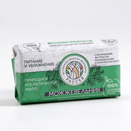 Цена за 2 шт. Мыло косметическое Рассея, с экстрактом можжевельника и комплексом масел, 90 г
