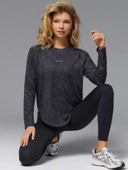 Спортивный рашгард с принтом