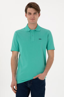 Erkek Polo Yaka Mint Basic Ti__rt Sepette S_rpriz _ndirim