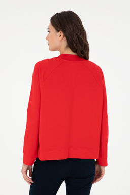 Женский красный свитшот Неожиданная скидка в корзине - U.s. polo assn фото 5