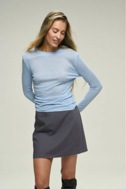 Лонгслив BASIC Blue