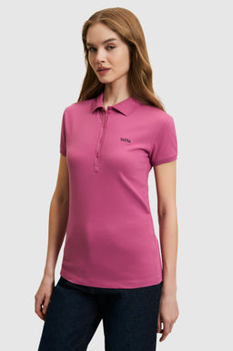 Kad_n Fu_ya Polo Yaka Basic Ti__rt