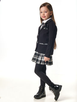 Комплект (кардиган+юбка) UD 7056/7057 черный - Mini maxi фото 2