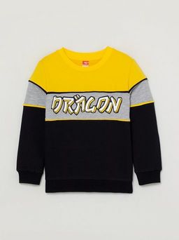 CRB wear/CWKB 62820-30-283 Джемпер для мальчика, желтый-черный/Ex.Cherubino