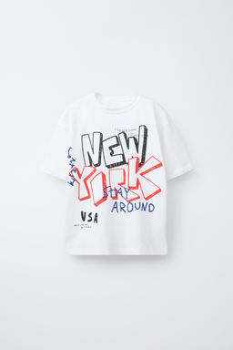 GRAFFITI PRINT T-SHIRT