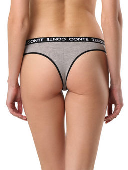 CONTE Трусы бразилиана ULTIMATE COMFORT LBR 998 (на вешалке) moon melange - Conte elegant фото 2