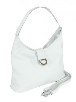 Сумка женская натуральная кожа JRP-2046-9, 1отд+карм/пер, плечевой ремень, белый SALE 264370