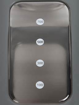 Спортивная бутылка для воды «Гава», 700 мл, 23×7 см, серая