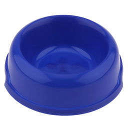 Миска для кормления животных пластмассовая Лапа 0,25л, д11см, h4,7см, основание д15см, цвета микс (зеленый, синий, красный) (Китай) - Pet toys фото 4