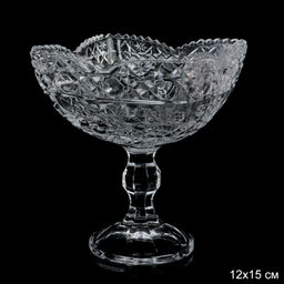 Цена за 2 шт. Ваза 12x15 см для сервировки на ножке / 8023-0(7705) /уп 36/ШТУЧНО