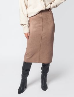 VILATTE / Эластичная юбка из эко-замши