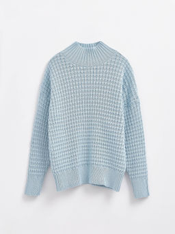 CONTE Джемпер объемного силуэта с воротником-стойкой LDK 220 - Conte elegant фото 5