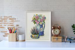 Кристальная (алмазная) мозаика ФРЕЯ ALVR-303 Букет Прованса 25 х 30 см