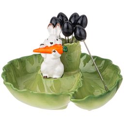 БЛЮДО КРОЛИК 17 СМ, 6 ВИЛОЧЕК - Lefard фото 3