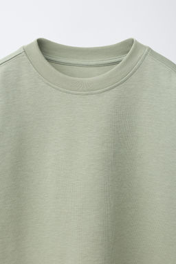 CAMISETA LISA INTERLOCK / Gris topo