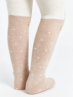 Desenli K?z ?ocuk Havlu K?lotlu ?orap