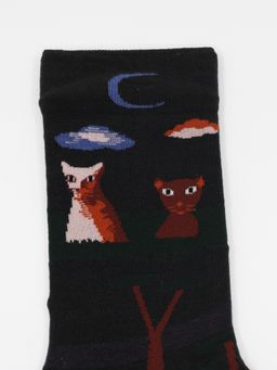 Носки р.35-40 Provence Strange night - Krumpy фото 3