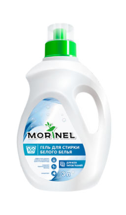 Гель для стирки белого 3л Morinel  фото 3