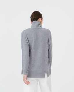 Джемпер из кашемира 12072 серо-голубой