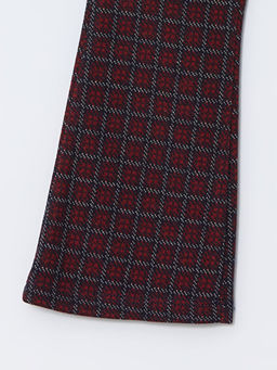 Beli Lastikli Ekose K?z ?ocuk Tayt - Waikiki фото 3