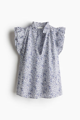 Blusa con ribetes de volante - H&m фото 2