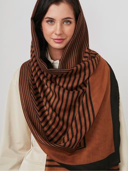 Большой, мягкий, тонкий и очень нежный двусторонний палантин - Tantino фото 8