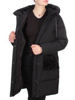 2197-2 BLACK Пальто зимнее женское OLAYEETE (200 гр. холлофайбера) - Fashion фото 9