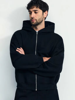 Худи relax fit на молнии / Zarina