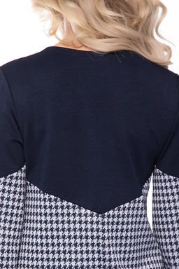 Платье Игра на контрасте (блю) П7946 - Lt collection фото 3