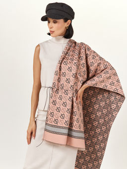 в составе ШЕРСТЬ  и КАШЕМИР Большой, мягкий, теплый  двусторонний палантин - Tantino фото 6