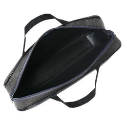 Папка с ручками текстильная А4, Офис - премиум "Графит", для бумаг, для офиса, 350 х 270 х 60 мм, ПДМ-111