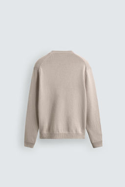 JERSEY REGULAR FIT ALGOD?N - LINO / Crudo - Zara фото 8
