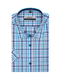 Сорочка мужская короткий рукав GREG 225/201/8951/1p