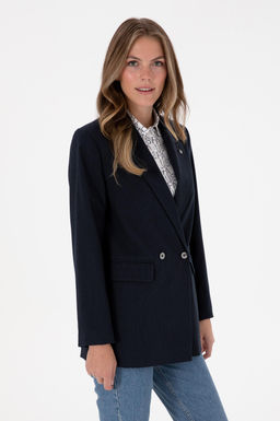 Kad_n Lacivert _izgili Ceket Sepette S_rpriz _ndirim - U.s. polo assn фото 3