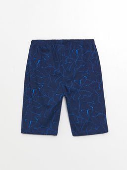 Beli Lastikli Bask?l? Erkek ?ocuk Pijama ?ort - Waikiki фото 4