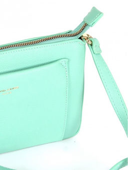 Сумка женская искусственная кожа DJ-СМ 7336-TURQUOISE, 1отд, плечевой ремень, зеленый SALE 263899 - Adelia фото 8