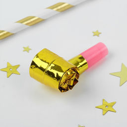 Язычок карнавальный «Голография», 4.5 см, набор 24 шт., МИКС