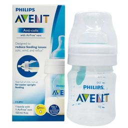 Бутылочка с клапаном AirFree 125 мл 0мес+ Philips Avent (Авент) SCF810/14