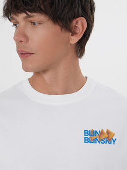 Футболка мужская белая с принтом - Mark formelle фото 4