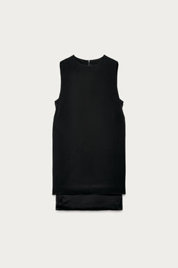 VESTIDO CORTO ABALORIOS MARISA BERENSON X ZARA / Negro