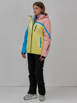 Горнолыжный костюм женский зимний желтого цвета 016J - Chunmai фото 8