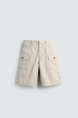 BERMUDA CARGO REGULAR FIT ESPIGA / Arena