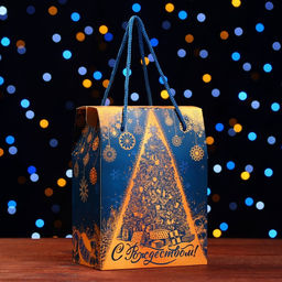 Цена за 5 шт. Подарочная коробка Новогодняя 14 х 9 х 20 см - Simaland фото 7