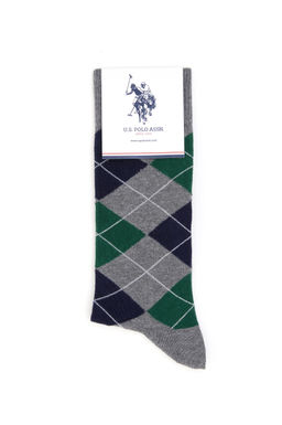 Мужские серые меланжевые носки Неожиданная скидка в корзине - U.s. polo assn фото 4