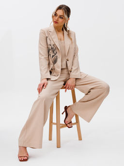 Костюм из жакета, топа и брюк. - Gizart фото 33