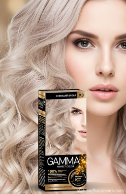 ГАММА краска д/волос PERFECT COLOR 9.0 Cияющий блонд в компл. с окислит.кремом 6%